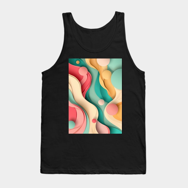 Color Swirl Harmony Tank Top by star trek fanart and more